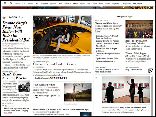 Hack the NY Times example